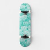 Lotus-Muster 2 Skateboard (Vorderseite)