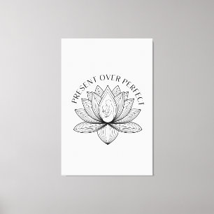 Lotus-Mutter-Kind-Geschenk-Mantra-Kunst Leinwanddruck