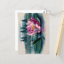 Lotus Nam Myoho Renge Kyo Buddhistische Karte