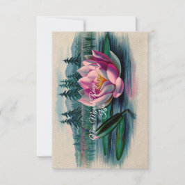 Lotus Nam Myoho Renge Kyo Buddhistische Karte