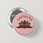 Lotus Namaste Button (Vorne & Hinten)