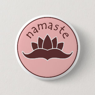 Lotus Namaste Button