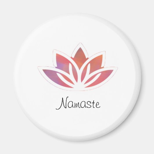 Lotus Namaste Magnet (Vorne)