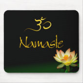 Lotus Namaste mousepad mit om (Vorne)