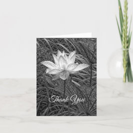 Lotus Notecard Dankeskarte
