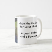 Lotus Notes- oder Kaffeemorgen Kaffeetasse (VorderseiteRechts)