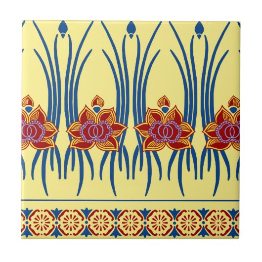 LOTUS NOUVEAU: JULI-NACHMITTAG FLIESE (Vorderseite)