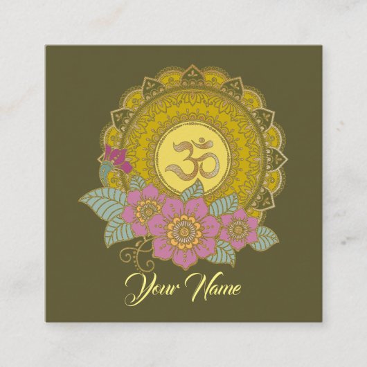 Lotus of OM - Visitenkarte (Vorderseite)