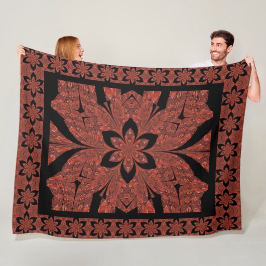 Lotus of the Desert Snow Fleece Blanket (Beispiel)