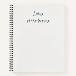 Lotus of the Oceans Notebook Notizblock