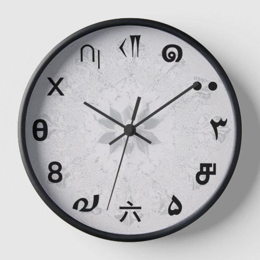 Lotus of Time: Universelle numerische Uhr (Vorderseite)