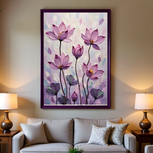 Lotus – Oil Painting Poster