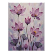 Lotus – Oil Painting Poster (Vorderseite)