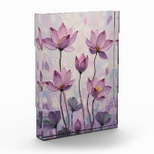 Lotus – Ölmalerei Fotoblock (Links)