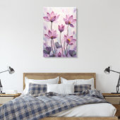 Lotus – Ölmalerei Leinwanddruck (Insitu (Schlafzimmer))