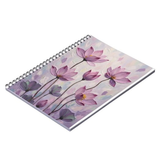 Lotus – Ölmalerei Notizblock (Linke Seite)