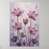 Lotus – Ölmalerei Poster (Vorne)