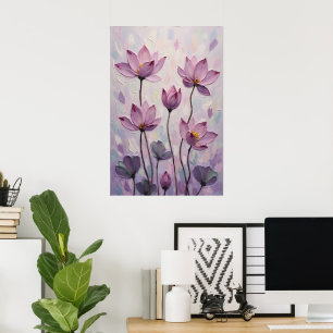 Lotus – Ölmalerei Poster