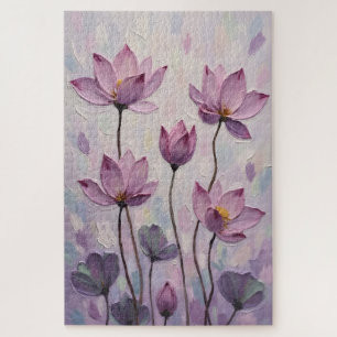 Lotus – Ölmalerei Puzzle
