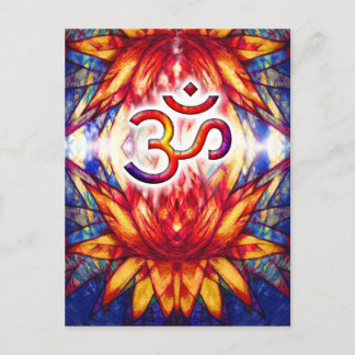 Lotus OM Art Postkarte