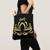 Lotus Om Gold Tasche (Von Nahem)