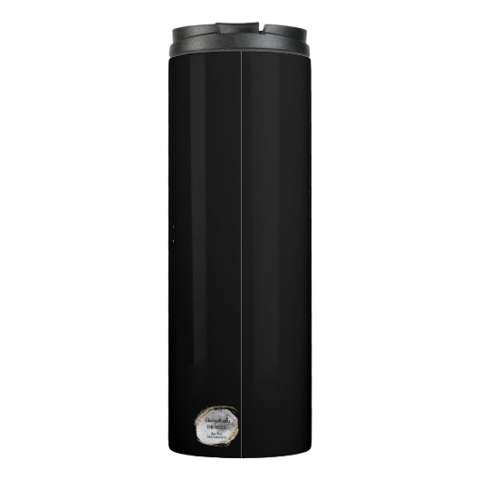 *~* Lotus OM OM Symbol Wasserfarbe Mandala Thermosbecher (Rückseite)