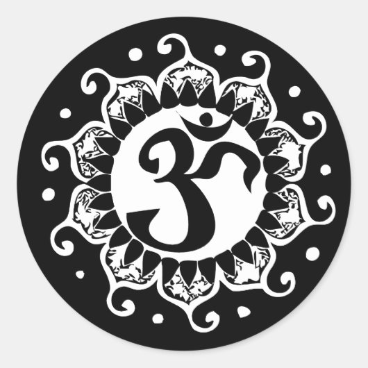 Lotus OM Round Stickers (Vorderseite)