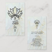 *~* Lotus Ombre Reiki Nirvana Sacred Geometry Visitenkarte (Vorne/Hinten)