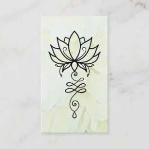 *~* Lotus Ombre Yoga Sacred Geometry Nirvana Visitenkarte