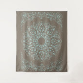 Lotus on Beach - Tapestry Wandteppich (Vorderseite)
