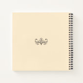 *~* Lotus Pastell Pink Peach Universe Gold AP3 Notizblock (Rückseite)