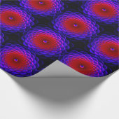 Lotus Pattern Glas Art 3B Wrapping Paper Geschenkpapier (Ecke)