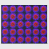 Lotus Pattern Glas Art 3B Wrapping Paper Geschenkpapier (Flach)