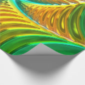 Lotus Pattern Glas Art 5B Wrapping Paper Geschenkpapier (Ecke)