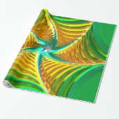 Lotus Pattern Glas Art 5B Wrapping Paper Geschenkpapier (Ungerollt)