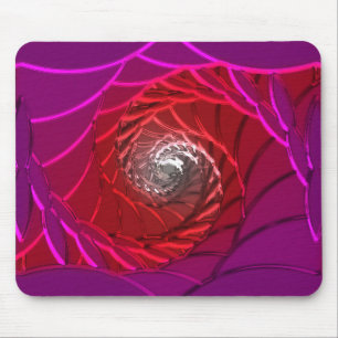 Lotus Pattern Glas Kunst 2B Mauspad