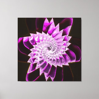 Lotus Pattern Glass Art 1A Leinwanddruck
