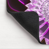 Lotus Pattern Glass Art 1A Mousepad (Ecke)