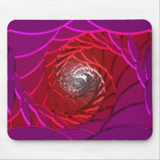 Lotus Pattern Glass Art 2B Mousepad