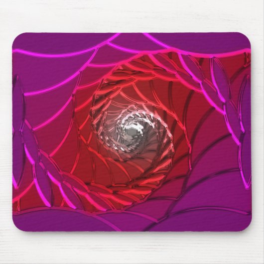 Lotus Pattern Glass Art 2B Mousepad (Vorne)