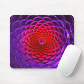 Lotus Pattern Glass Art 3A Mousepad (Mit Mouse)