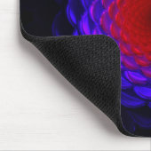 Lotus Pattern Glass Art 3B Mousepad (Ecke)