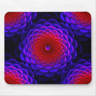 Lotus Pattern Glass Art 3B Mousepad