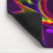 Lotus Pattern Glass Art 4 Mousepad (Ecke)