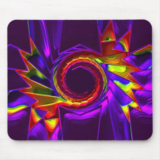 Lotus Pattern Glass Art 4 Mousepad (Vorne)