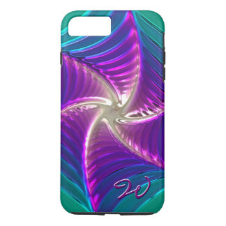 Lotus Pattern Glass Art 5A iPhone 7 Fall 8 Plus/7 Plus Hülle