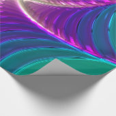 Lotus Pattern Glass Art 5a Wrapping Paper Geschenkpapier (Ecke)