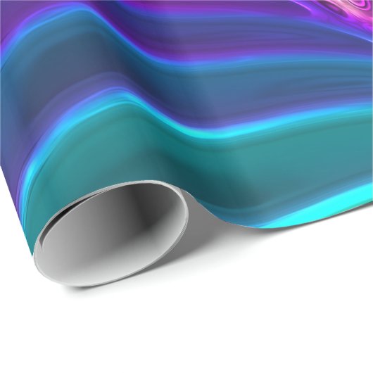 Lotus Pattern Glass Art 5a Wrapping Paper Geschenkpapier (Rolleneckpunkt)