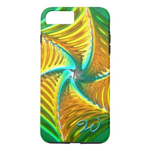 Lotus Pattern Glass Art 5B iPhone 7 Fall Case-Mate iPhone Hülle (Rückseite)