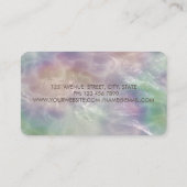 Lotus Pearl Holographic Visitenkarte (Rückseite)